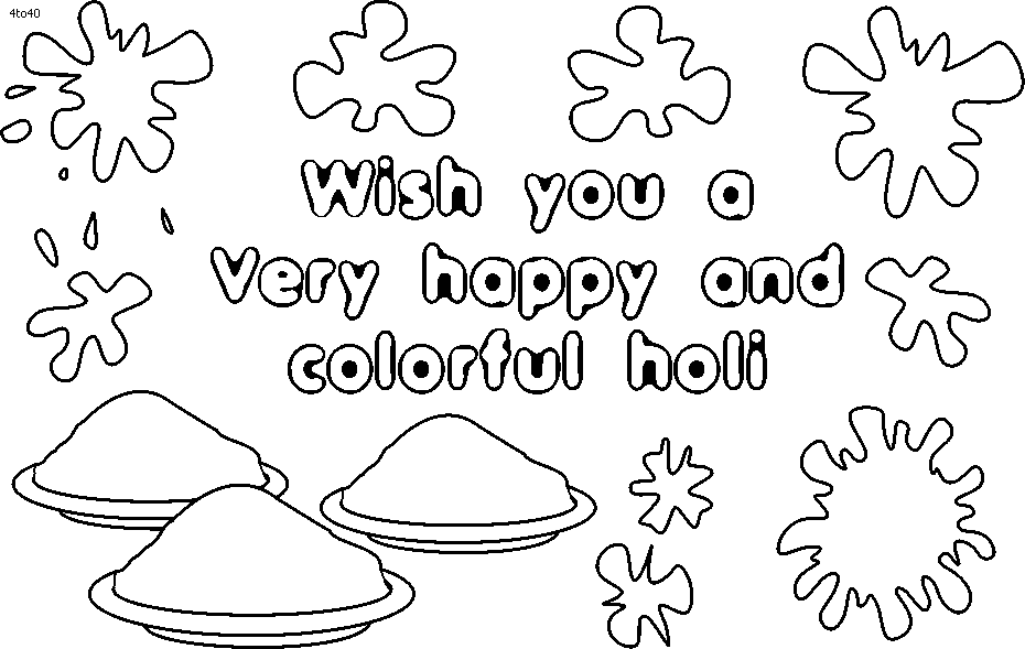 How To Draw Kids Celebrating Holi Festival / Festival of colours / colour  pencil - YouTube